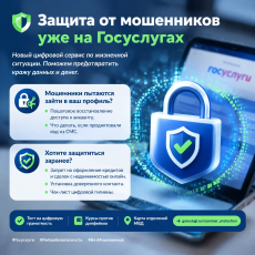 Защита от мошенников на Госуслугах